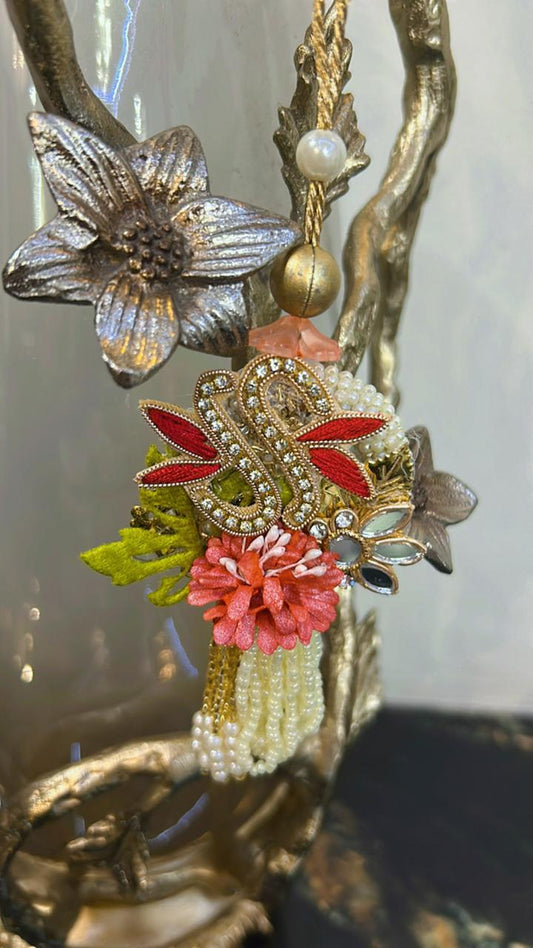 Rustic Wooden Bead Rakhi