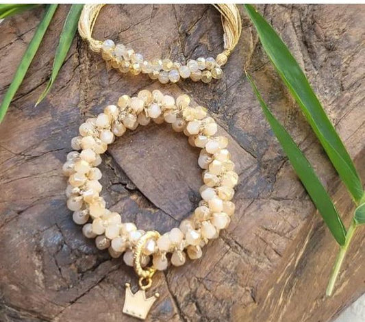 Golden Mandala Rakhi with Zari Thread